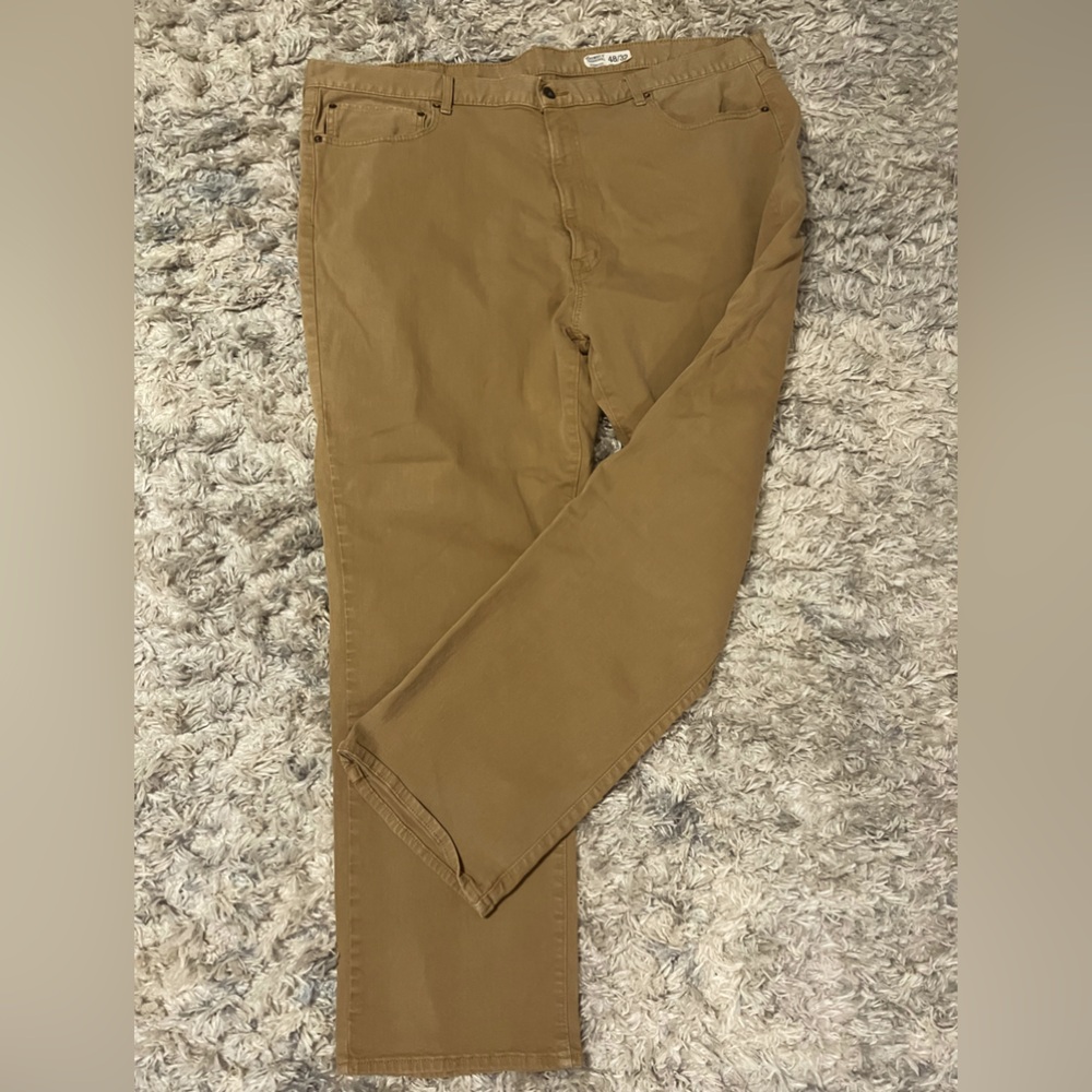 CREMIEUX Premium Denim Big and Tall Brown Jeans 48x32 Like New